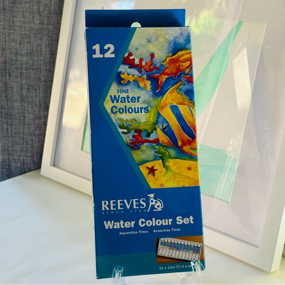 NEW Reeves Watercolor Set Fine Watercolors Set of 12 Tubes